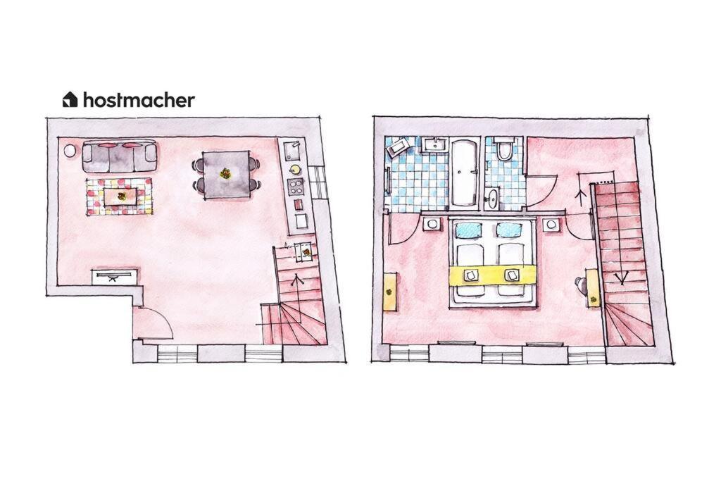 דירות וינה Cozy 1Br Duplex Near Center By Hm מראה חיצוני תמונה